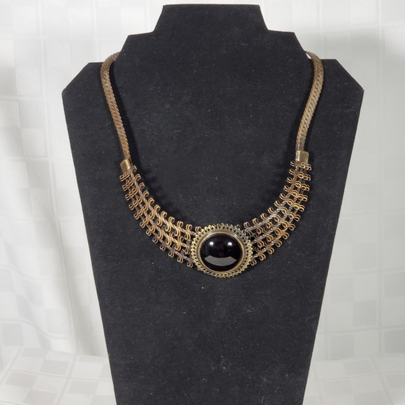 Beautiful Coiled Wire Necklace - Picture 1 of 5